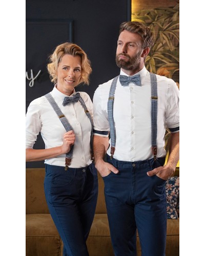 Tirantes Urban-Glencheck. Navy