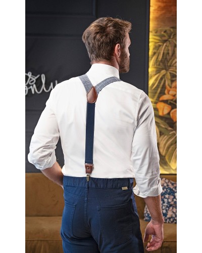 Tirantes Urban-Glencheck. Navy