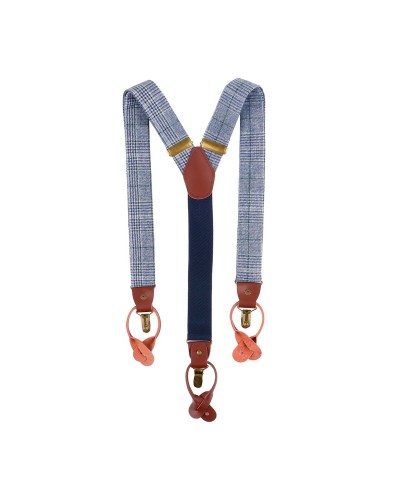 Tirantes Urban-Glencheck. Navy