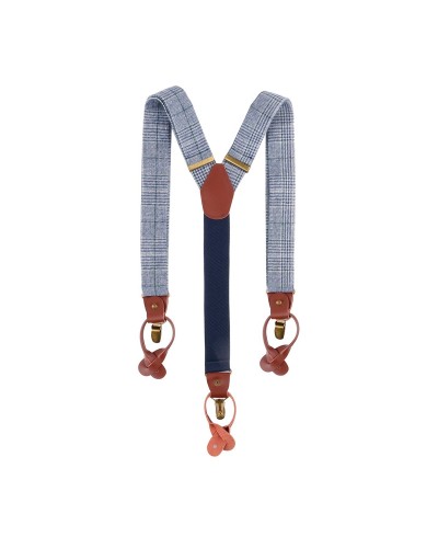 Tirantes Urban-Glencheck. Navy