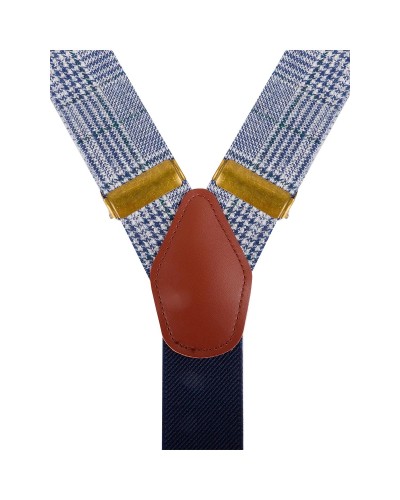 Tirantes Urban-Glencheck. Navy