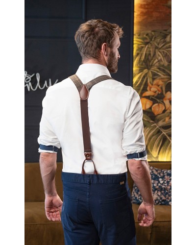 Tirantes Urban-Glencheck. Navy
