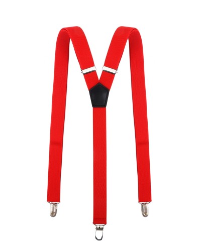 Tirantes Clásicos Rojo Rubi