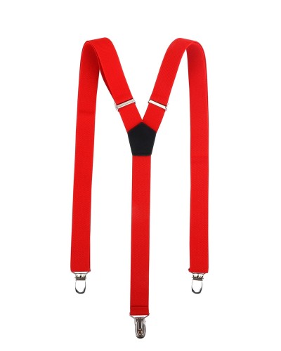 Tirantes Clásicos Rojo Rubi