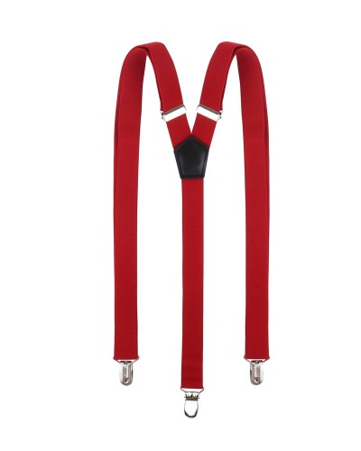 Tirantes Clásicos Rojo Rubi