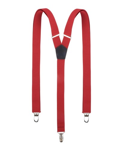 Tirantes Clásicos Rojo Rubi