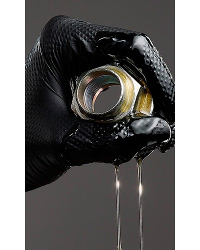 Guantes Desechables de Nitrilo Diamantado sin Polvo
