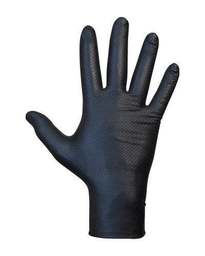 Guantes Desechables de Nitrilo Diamantado sin Polvo