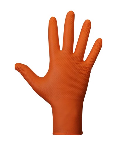 Guantes Desechables de Nitrilo Diamantado sin Polvo