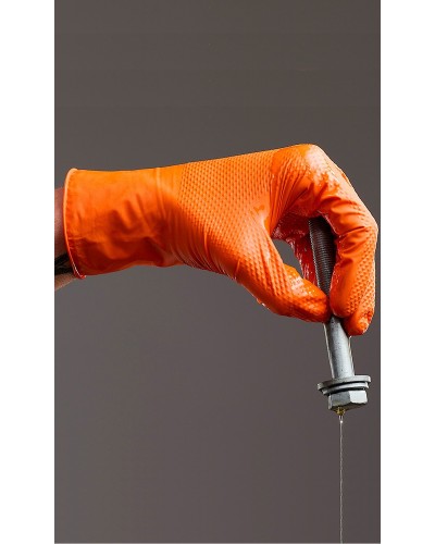 Guantes Desechables de Nitrilo Diamantado sin Polvo