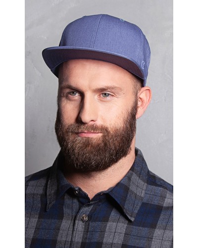 Gorra Visera Plana Est. Jeans Azul Vintage
