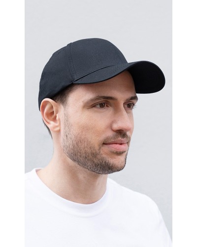 Gorra Béisbol. 100% Alg. Negro