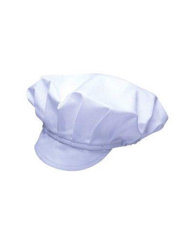 Gorra de trabajo con banda elástica. Poliéster - Algodón