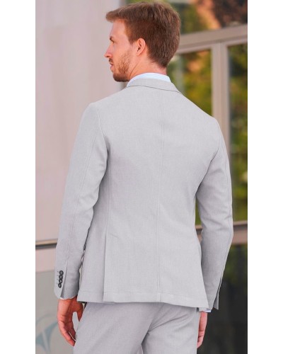 Americana hombre bielastica sin forrar. 100% Poliéster 180 gr/m2