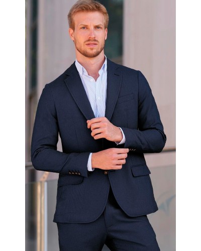 Americana hombre bielastica sin forrar. 100% Poliéster 180 gr/m2
