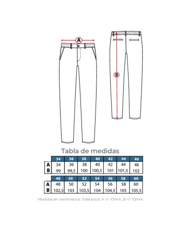 Pantalón Unis. 100% Pol. 180 gr/m2 GRIS