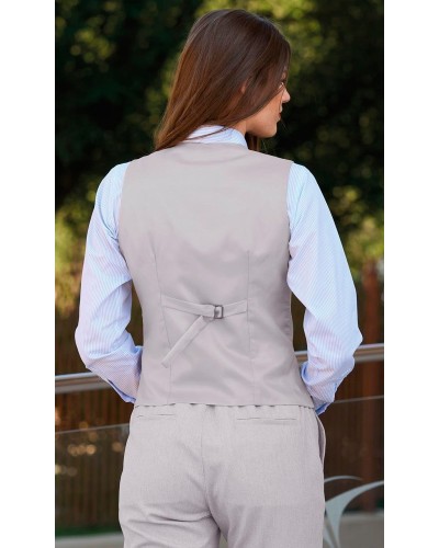 Chaleco de Mujer Cruzado. 100% Poliéster 180 gr/m2