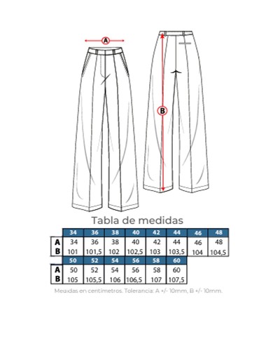 Pantalón de Mujer 95% Poliéster - 5% Elastano 200gr/m2