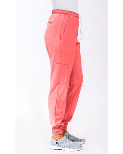 Pantalón tipo Jogger microfibra elás Hidroflex. 100% Pol. BLANCO