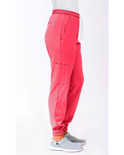 Pantalón tipo Jogger microfibra elás Hidroflex. 100% Pol. BLANCO
