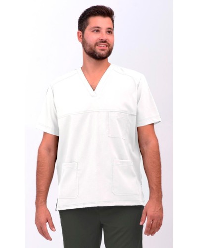 Casaca Unisex Microfibra Canesú. VERDE MILITAR