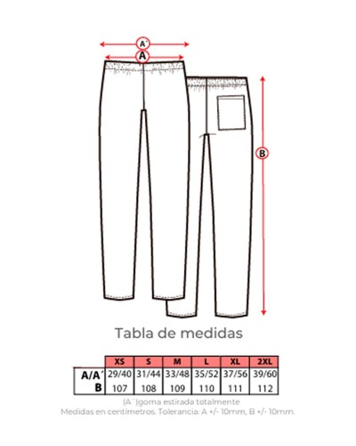 Pantalón Microfibra cintura de goma.100% Poliéster