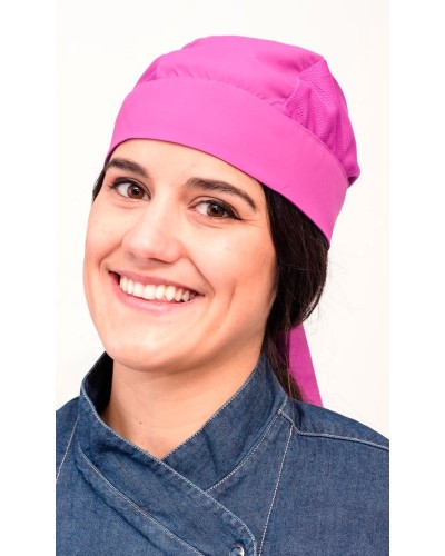 Gorro Pirata Microfibra y Tejido Calado BLANCO