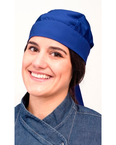 Gorro Pirata Microfibra y Tejido Calado BLANCO