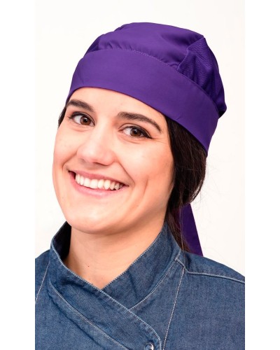 Gorro Pirata Microfibra y Tejido Calado BLANCO