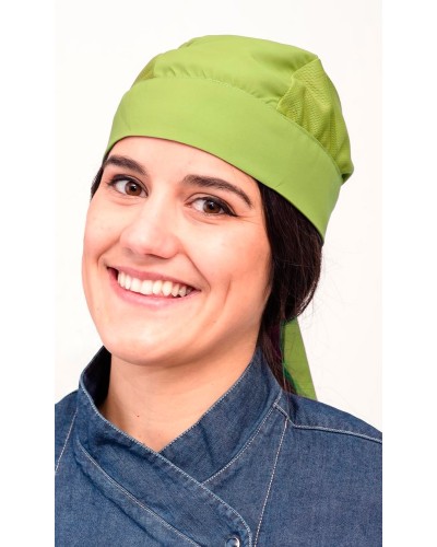 Gorro Pirata Microfibra y Tejido Calado BLANCO