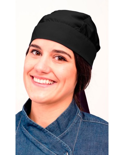 Gorro Pirata Microfibra y Tejido Calado BLANCO