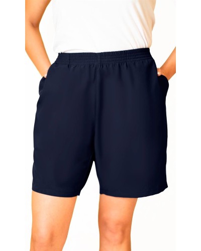Bermuda Unisex Cintura Elástica. 100% Poliéster