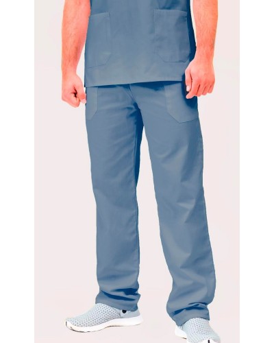 Pantalón Unisex Cintura Elástica. 100% Pol. BLANCO