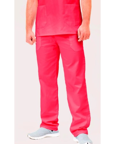 Pantalón Unisex Cintura Elástica. 100% Pol. BLANCO