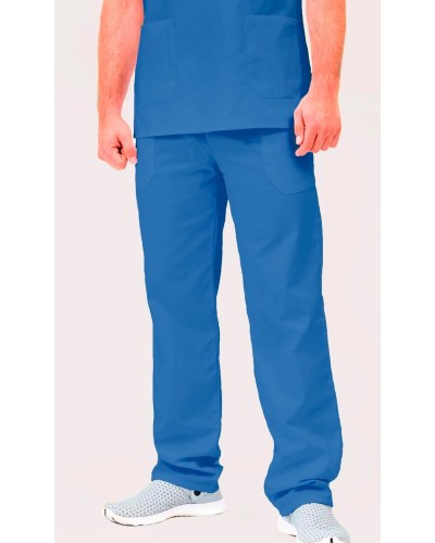 Pantalón Unisex Cintura Elástica. 100% Pol. BLANCO