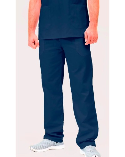 Pantalón Unisex Cintura Elástica. 100% Pol. BLANCO