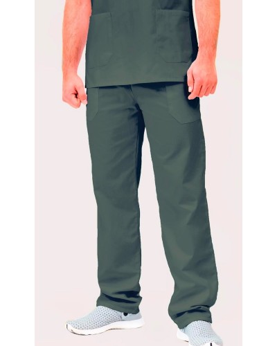 Pantalón Unisex Cintura Elástica. 100% Pol. BLANCO