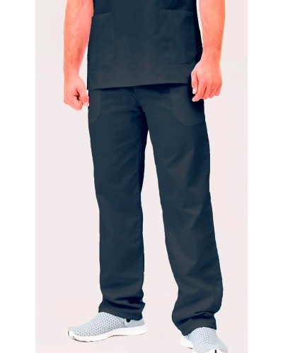 Pantalón Unisex Cintura Elástica. 100% Pol. BLANCO