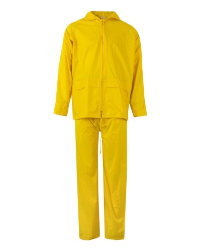 Traje Lluvia.100% Poliéster Amarillo