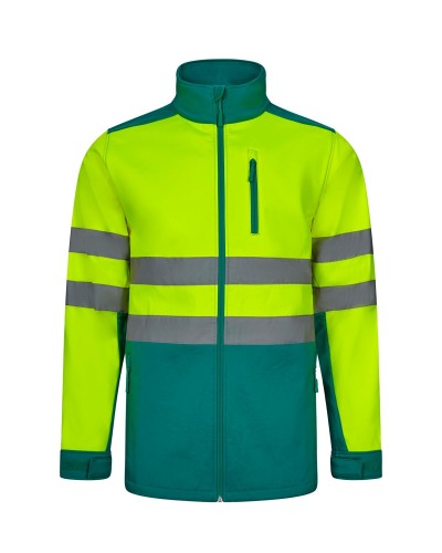 Softshell Bicolor Alta Visibilidad
