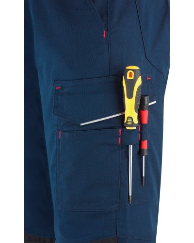 Pantalón STRETCH Multibolsillo. Poliéster/Algodón 245 gr.