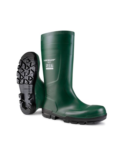 Bota de Agua S5, con puntera y plantilla de acero. PVC