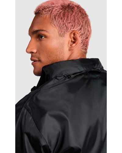 Chubasquero de Cuello Alto con Cremallera Completa. 100% poliéster tafetán , 70 g/m²