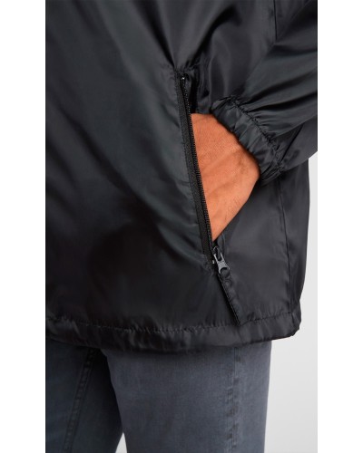Chubasquero de Cuello Alto con Cremallera Completa. 100% poliéster tafetán , 70 g/m²