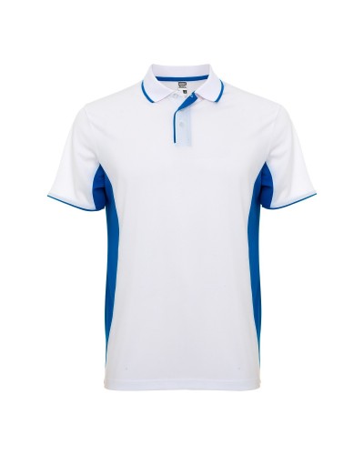 Polo Técnico. 100% poliéster piqué , 150 g/m²