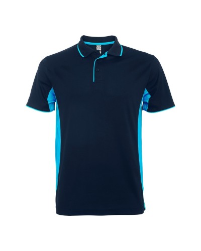 Polo Técnico. 100% poliéster piqué , 150 g/m²