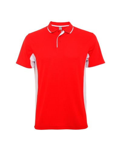 Polo Técnico. 100% poliéster piqué , 150 g/m²