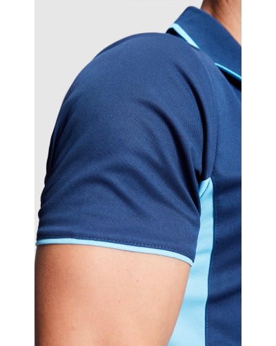Polo Técnico. 100% poliéster piqué , 150 g/m²