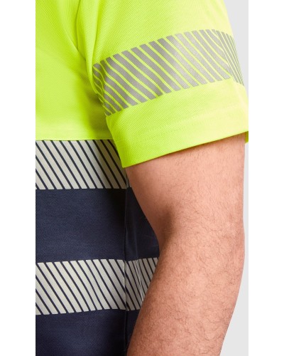 Camiseta Técnica Bicolor Alta Visibilidad. 55% Alg./45% Pol. 170 g/m²