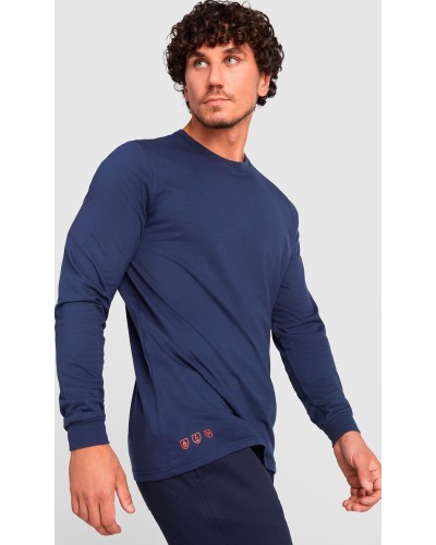 Camiseta manga larga, tejido ignífugo.